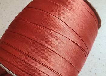 Lamówka skośna atłasowa 15 mm - 30 mb ceglana