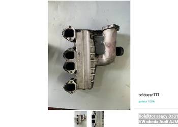 Kolektor ssący 038129713J 1.9tdi VW skoda Audi AJM