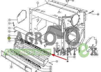 0006006852, 6006852, 600685.2 OSŁONA GUMOWA CLAAS 0006006852, 6006852, 600685.2 OSŁONA GUMOWA CLAAS