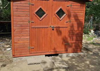 Sprzedam domek narzedziowy plus siatka ogrodzeniowa 150 x 4mm ocynkowana