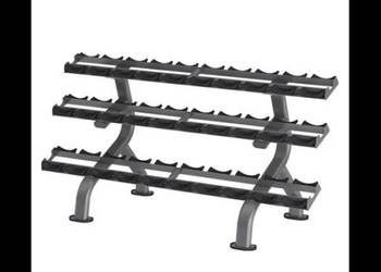 Stojak trzypoziomowy na hantle – Dumbbell Rack DR027