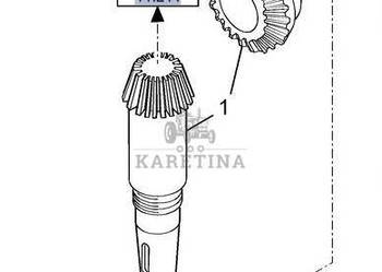 New Holland TX66 TX67 TX68 Zestaw Kół Zębatych Zębatka Wałek CZĘŚCI 840126…