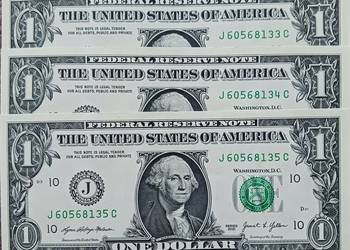 3 x 1 $ USA Washington - Kansas City-Missouri-"J"-2021 r.-mennicze