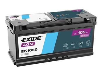 Akumulator Exide Start Stop AGM 105Ah 950A EK1050 PRAWY PLUS