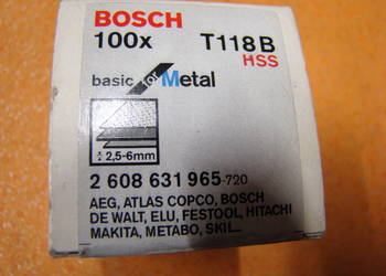 Brzeszczot BOSCH do wyrzynarki T 118 B  83 PC  2 608 631 965