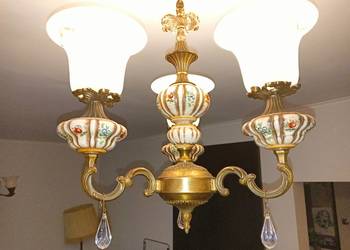 Żyrandol PRL vintage