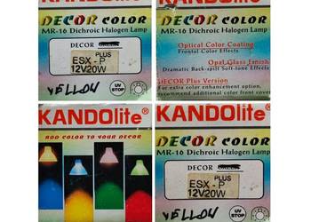Kandolite  Lampa led żarówka  halogenowa dichroiczna dekoracyjna żółta  ESX