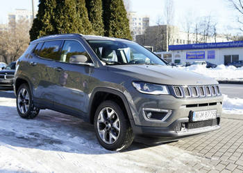 Jeep Compass Limited 4x4, salon Polska, serwisowany w ASO, I rej. 2020 FV …
