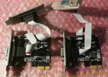 Karta 2xCOM PCI niski profil, 2 sztuki