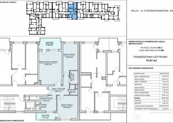 Oferta sprzedaży mieszkania Kielce 91.91m2 4-pok