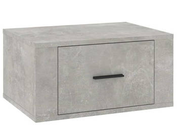 Wisząca szafka nocna szarość betonu 50x36x25 cm WM-816848