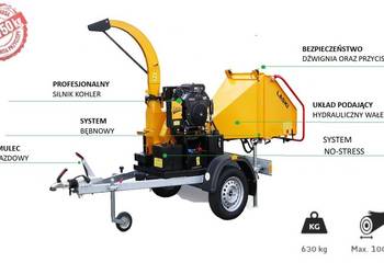 Rozdrabniacz do gałęzi LASKI LS 100 25 KM