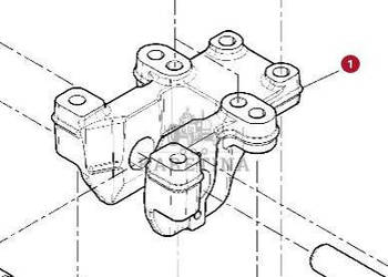 Fendt Vario 1038 1042 1046 1050 GEN 3 Dolne Cięgno Nośnik G530871206072