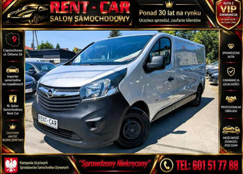 Opel Vivaro 1.6CDTi Long*125PS*Ciężarowy BUS 3-Osoby Bezwypadkowy Klima Se…