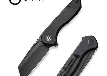 Nóż składany Civivi ExOne Black G10, Black Stonewashed Nitro-V by Brian Br…
