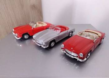 Mercedes-Benz 190 SL Kolekcjonerski 1955R. Czerwony, Szary