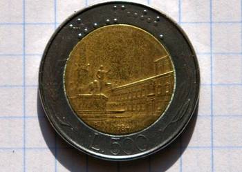 500 LIRÓW 1984 ROK - WŁOCHY