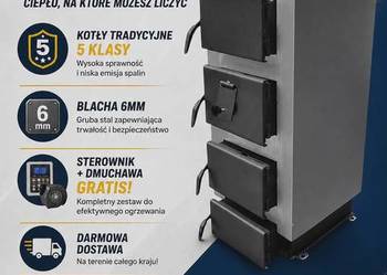 Kocioł drewno węgiel 20kW nowy Piece Kotły 6-48kW Gotów do wysyłki!