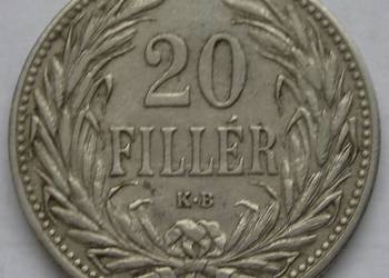Austro Węgry 20 filler 1908