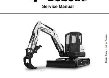 Bobcat E50 E85 S70 T250 instrukcja naprawy PL