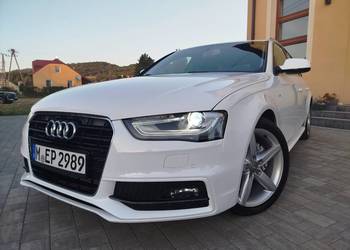 Audi a4 b8 S-line LIFT 2015R skóra navi alu 18" serwis z Niemiec
