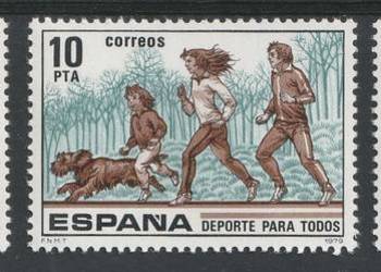 HISZPANIA - SPORT REKREACJA - 1979 - CZYSTE **