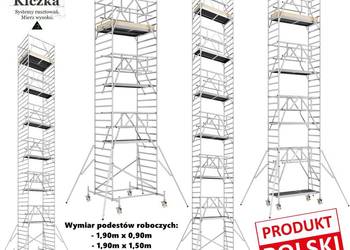 RUSZTOWANIA PRZEJEZDNE Aluminiowe Rusztowanie Jezdne do 13m - HURTOWNIA