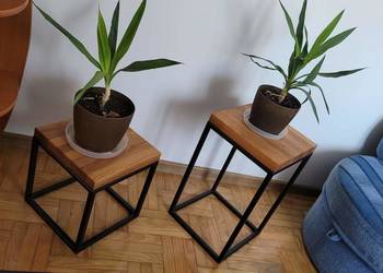 Kwietniki stylu loft albo stolik kawowy