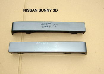 SPRZEDAM LISTWY POD LAMY TYLNE LEWA, PRAWA NISSAN SUNNY B12 3D, 7916057A40