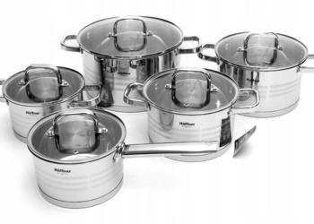 Garnki ze stali Hoffner 10 el grubsze