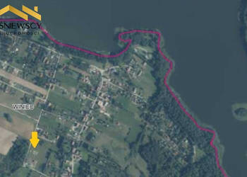 Uzbrojona działka, 1800m² – 600 m od jeziora