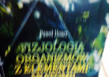 Fizjologia Hosera biologia unikatowe antykwariat szkolny
