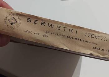 Serwerki papierowe prl 1976r
