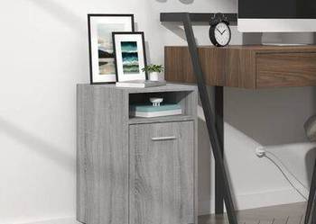 vidaXL Szafka boczna na kółkach, szary dąb sonoma, 33x38x60 cm(sku815853) vidaXL Szafka boczna na kółkach, szary dąb sonoma, 33x38x60 cm(sku815853)