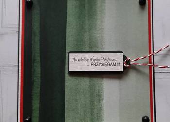 Kartka na przysięgę personalizowana data itd do uzgodnienia