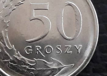 50 groszy 2022 r - destrukt - nr 1 mennicze