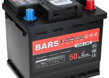 Akumulator Bars AGM LINE 12V 50Ah 540A L1 P+ BM50C