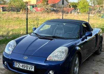 Toyota mr2 2005 wersja poliftowa manualna skrzynia biegów, skórzane fotele