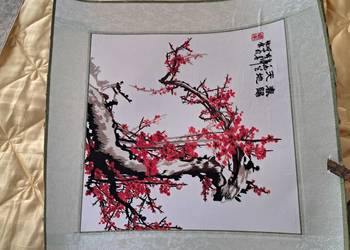 zwój jedwab wyszywany