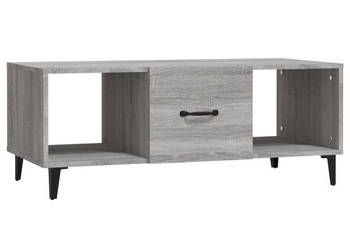 Stolik kawowy szary dąb sonoma 102x50x40 cm WM-817529