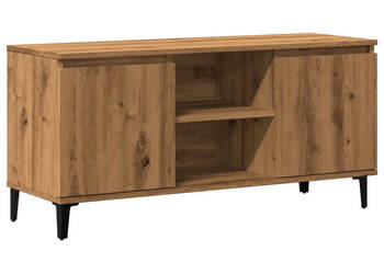 Szafka TV dąb artisan 102x35x50 cm materiał drewnopochodny WM-856431