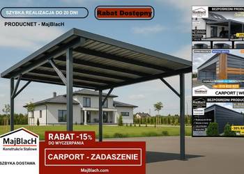 A94-Garaż Blaszany/Zadaszenie do domu /WIATA /Altanka/Carport – Maj-Blach