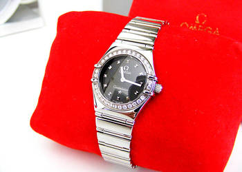 Omega Constellation Diamond Black Mini (zegarek damski, jak nowy)