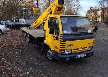 Do sprzedania podnośnik koszowy GSR 200 T na samochodzie Nissan Cabstar