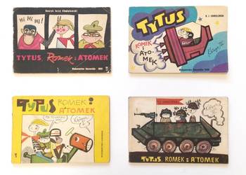 Tytus Romek i Atomek księgi I II III IV , wydanie 1 , 2 1966 1968 1973