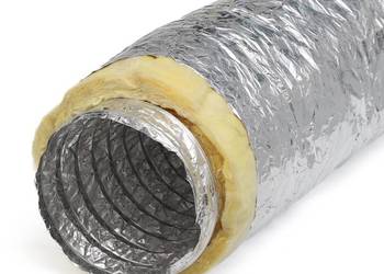 Przewód wentylacyjny IZOFLEX elastyczny izolowany aluminiowy Ø112 mm