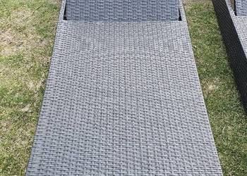 Leżaki ratanowe do ogrodu na taras