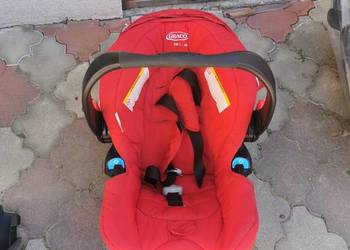 Graco SYMBIO Chili Red 4w1 wózek spacerowy, gondola, fotelik, baza do fotel