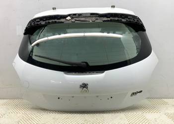 KLAPA TYŁ PEUGEOT 208 I Hatchback LAKIER BIAŁY BANQUISE
