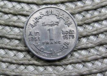 Maroko 1 Frank 1951r - Protektorat Francuski